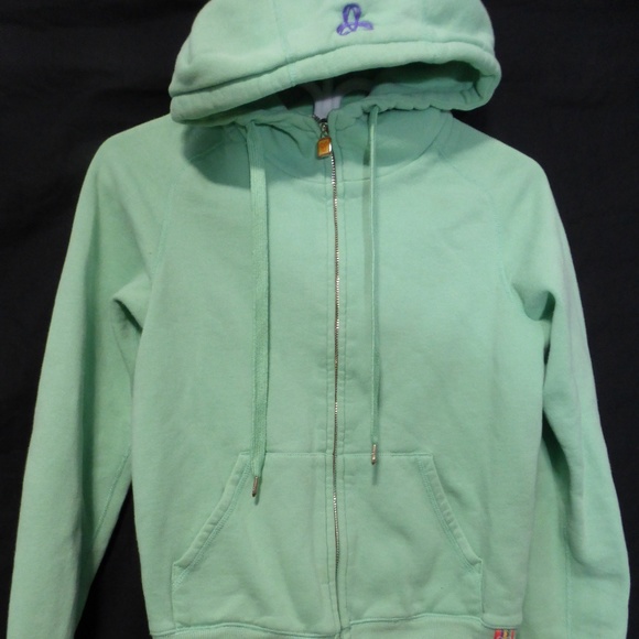 Aritzia TNA, light green zip sweatshirt hoodie